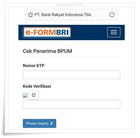 Cara Cek Bantuan Pemerintah BPUM Di eform.bri.co.id/bpum ...