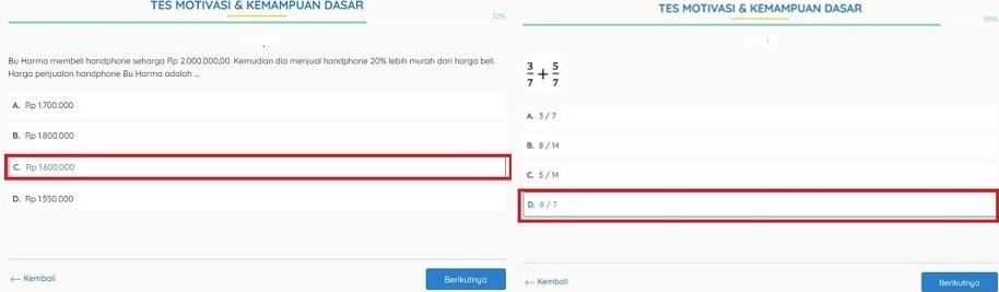 contoh soal dan jawaban tes motivasi dan kemampuan dasar kartu prakerja