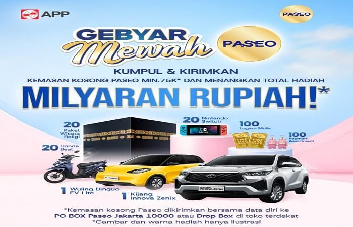 undian gebyar mewah paseo 2025 2026 berhadiah paket Umroh
