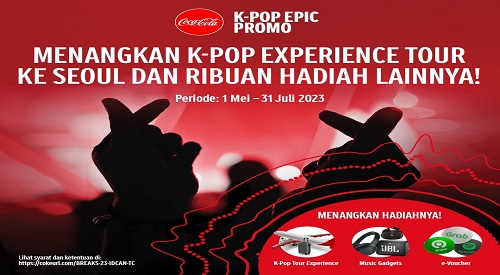 undian coca cola 2023 Kpop Epic Promo hadiah miliaran rupiah
