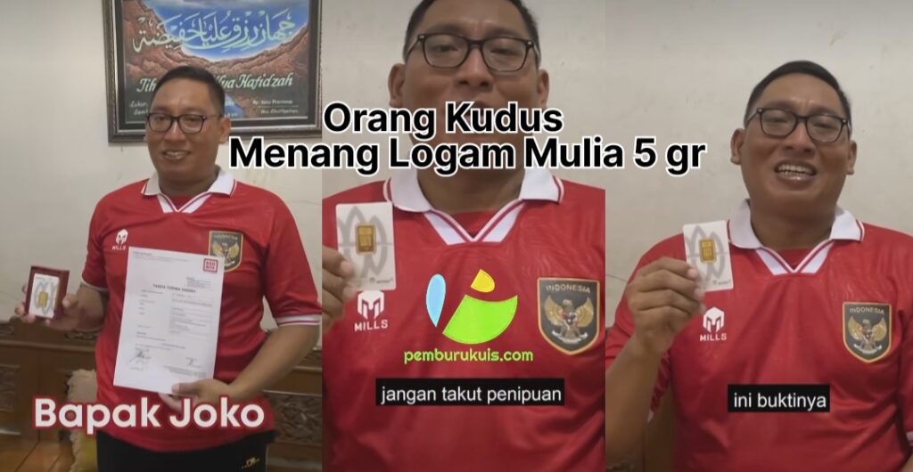 Pemenang Logam Mulia 5 gr Undian Kapal Api