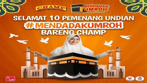 pemenang undian champ mendadak umroh 2023