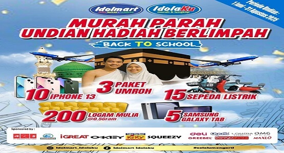 undian idolmart 2025 berhadiah umroh