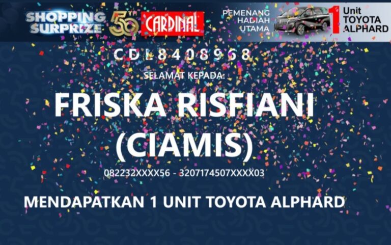 Pemenang undian cardinal 2023