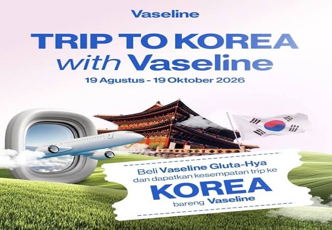 undian vaseline 2026 hadiah trip Korea