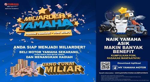promo undian miliarder yamaha berhadiah 1 miliar
