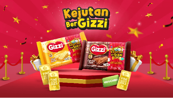 promo kejutan gizzi wafer berhadiah logam mulia