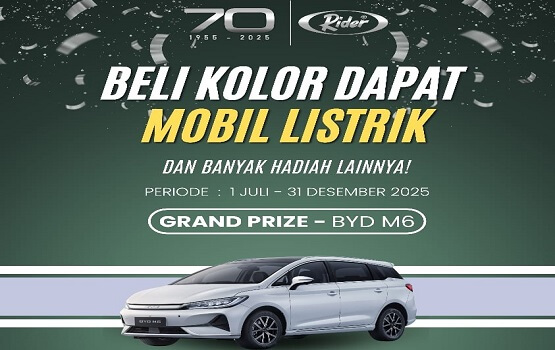 beli kolor dapat mobil listrik