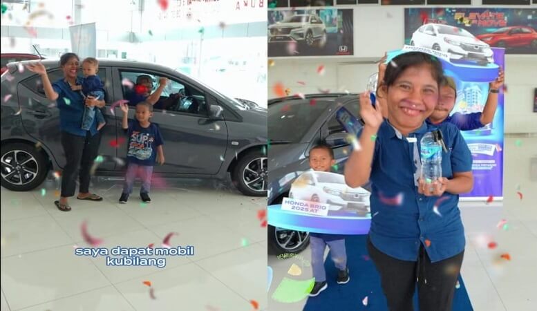 pemenang hadiah mobil honda brio undian aqua 2025