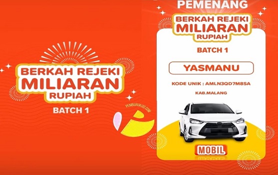 pemenang mobil berkah rejeki miliaran cleo 2025