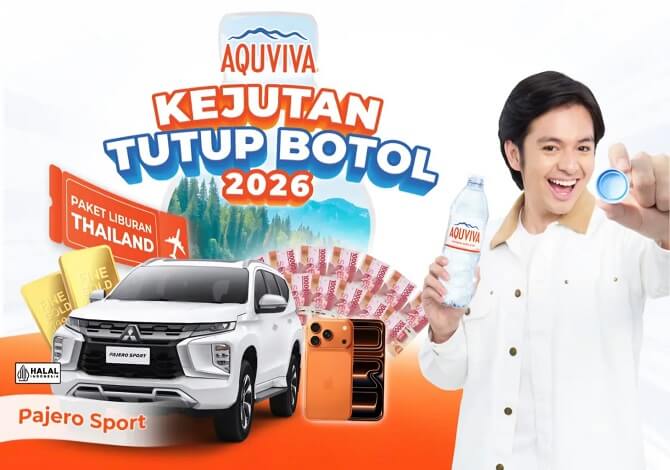 promo kejutan tutup botol Aquviva 2026