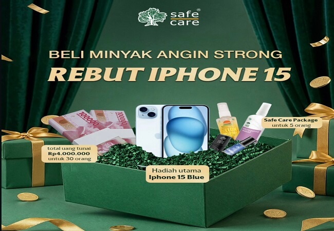 promo safe care 2026 berhadiah iphone