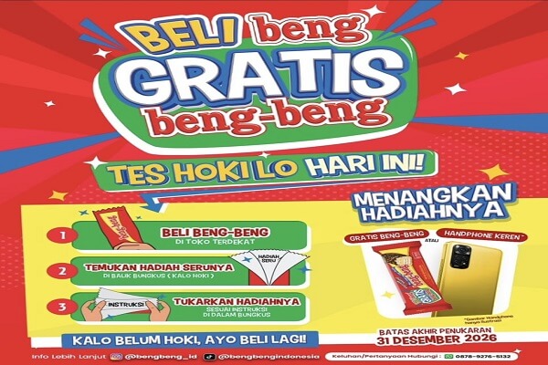 promo beli beng-beng gratis hp 2026