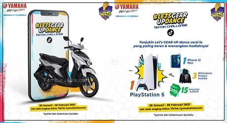 lomba tiktok Yamaha Indonesia berhadiah iphone