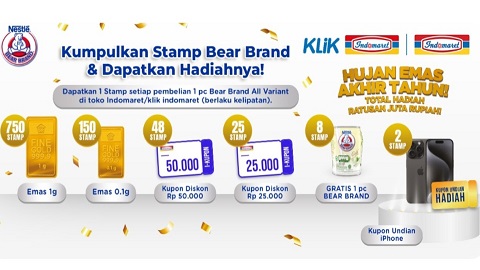 undian bear brand Indomaret berhadiah iphone 15