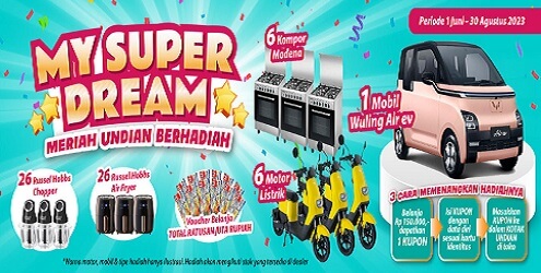 undian super indo 2023 my super dream berhadiah mobil wuling