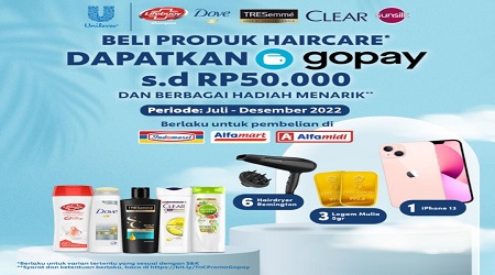 Promo Unilever Hair Care Berhadiah iPhone 13