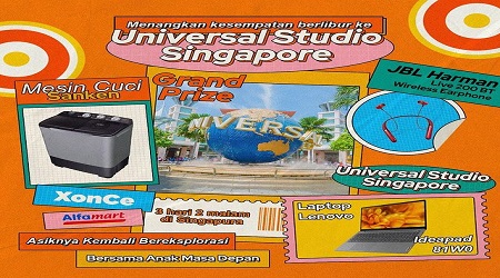 promo xonce alfamart berhadiah liburan universal studio singapura