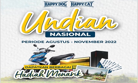 Undian Happy Cat Happy Dog Hadiah Wisata Bali, Motor