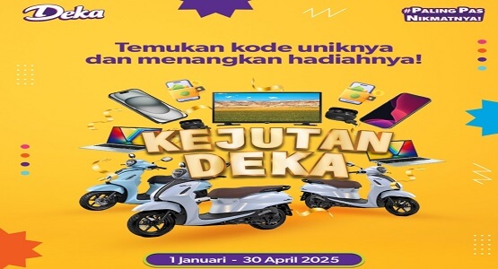promo kejutan deka wafer 2025 berhadiah motor Yamaha Grand Filano