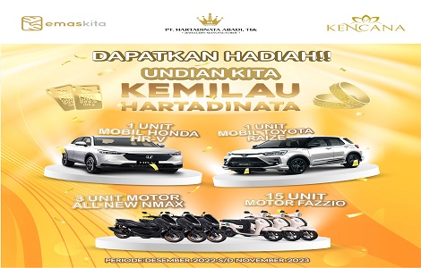 Undian EmasKita 2023 Berhadiah Mobil Honda HR-V