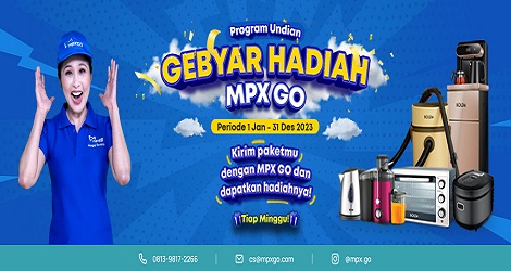 Undian Jasa Expsedisi MPX GO Berhadiah Total Jutaan Rupiah