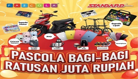 Promo Oil Pastel Pascola Bagi-Bagi Hadiah Motor, iPad, Smartphone, dll