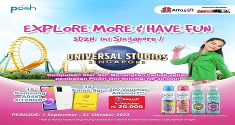 Undian Posh Parfumed Spray Girls Berhadiah Liburan ke Singapura
