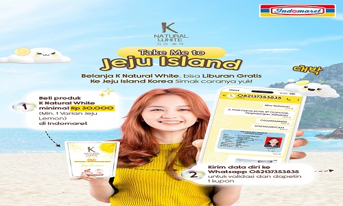Undian K Natural White Berhadiah Liburan Gratis Jeju Islan Korea Selatan